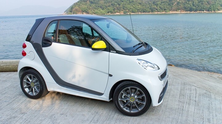 What is the gas mileage of a Smart Car